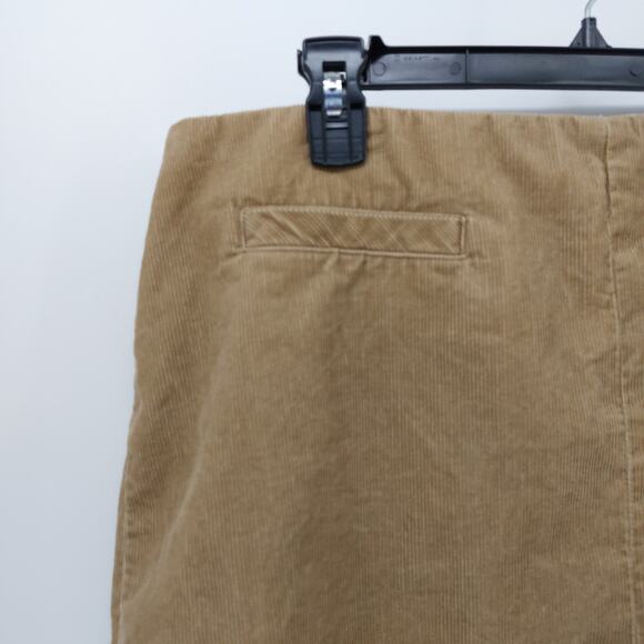 Y2K Old Navy Brown Mini Micro Skirt Corduroy Women's 14 - Picture 10 of 12